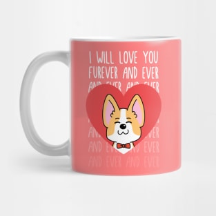 Furever Valentine Love Puppy Pun Mug